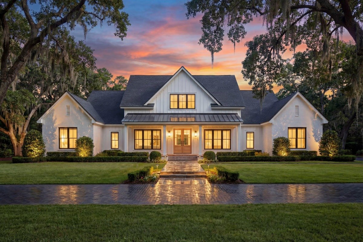 4-Bed Modern Farmhouse Plan with Home Office and Outdoor Kitchen - Image 6