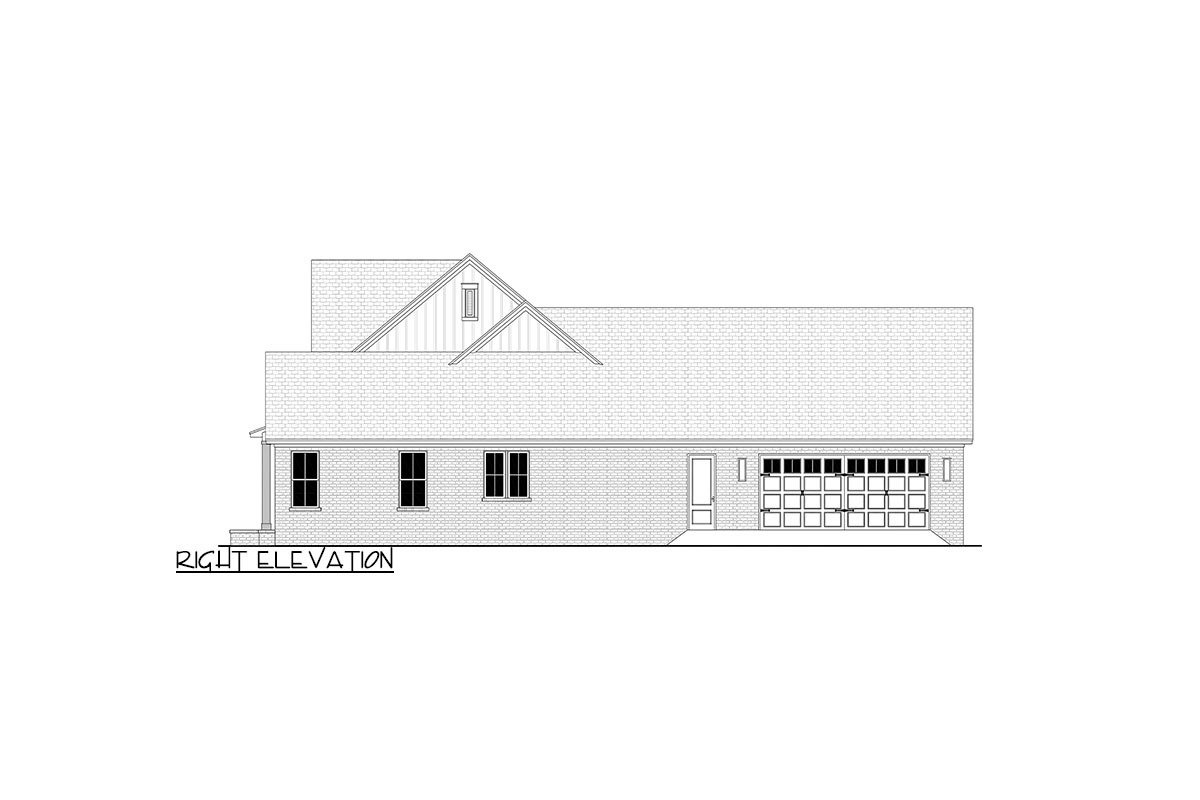 4-Bed Modern Farmhouse Plan with Home Office and Outdoor Kitchen - Image 13