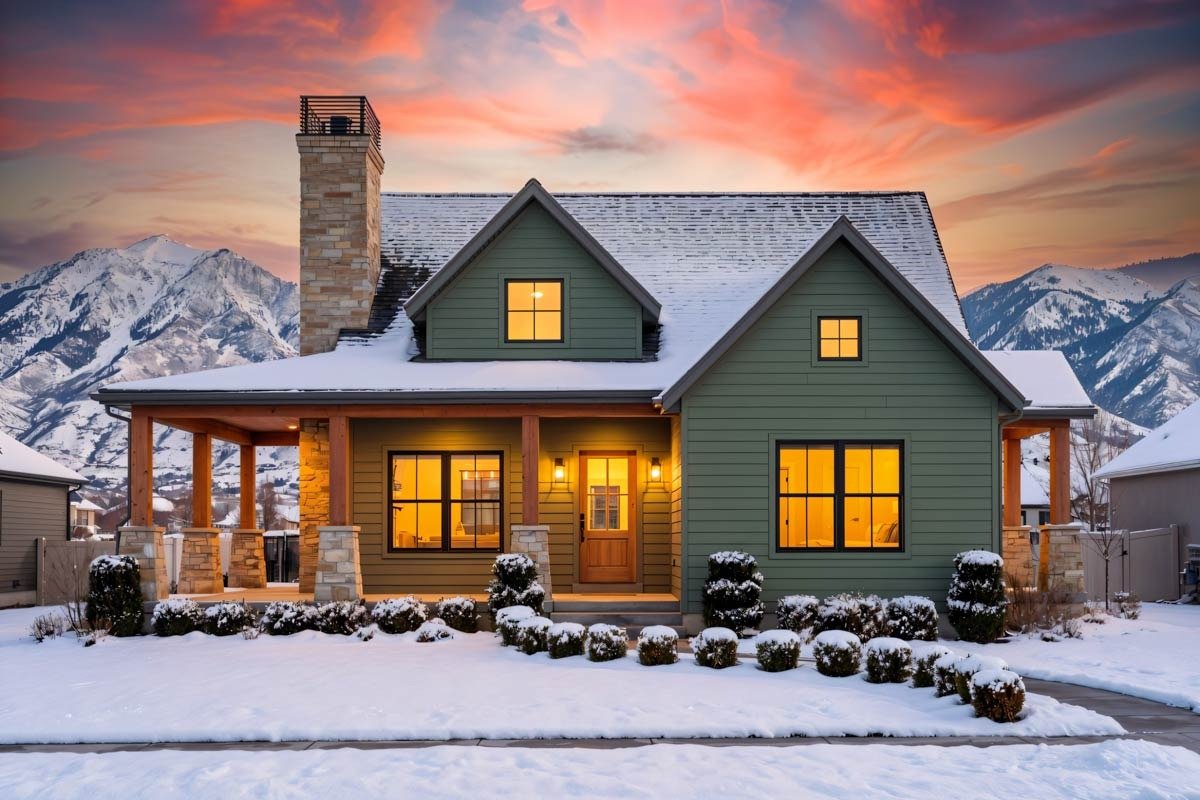 3-Bedroom Mountain Country House Plan with Wrap-Around Porch - Image 3