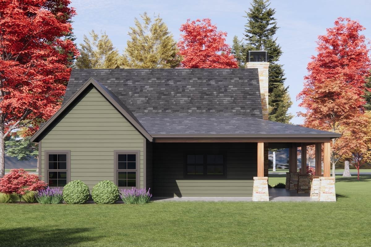 3-Bedroom Mountain Country House Plan with Wrap-Around Porch - Image 6
