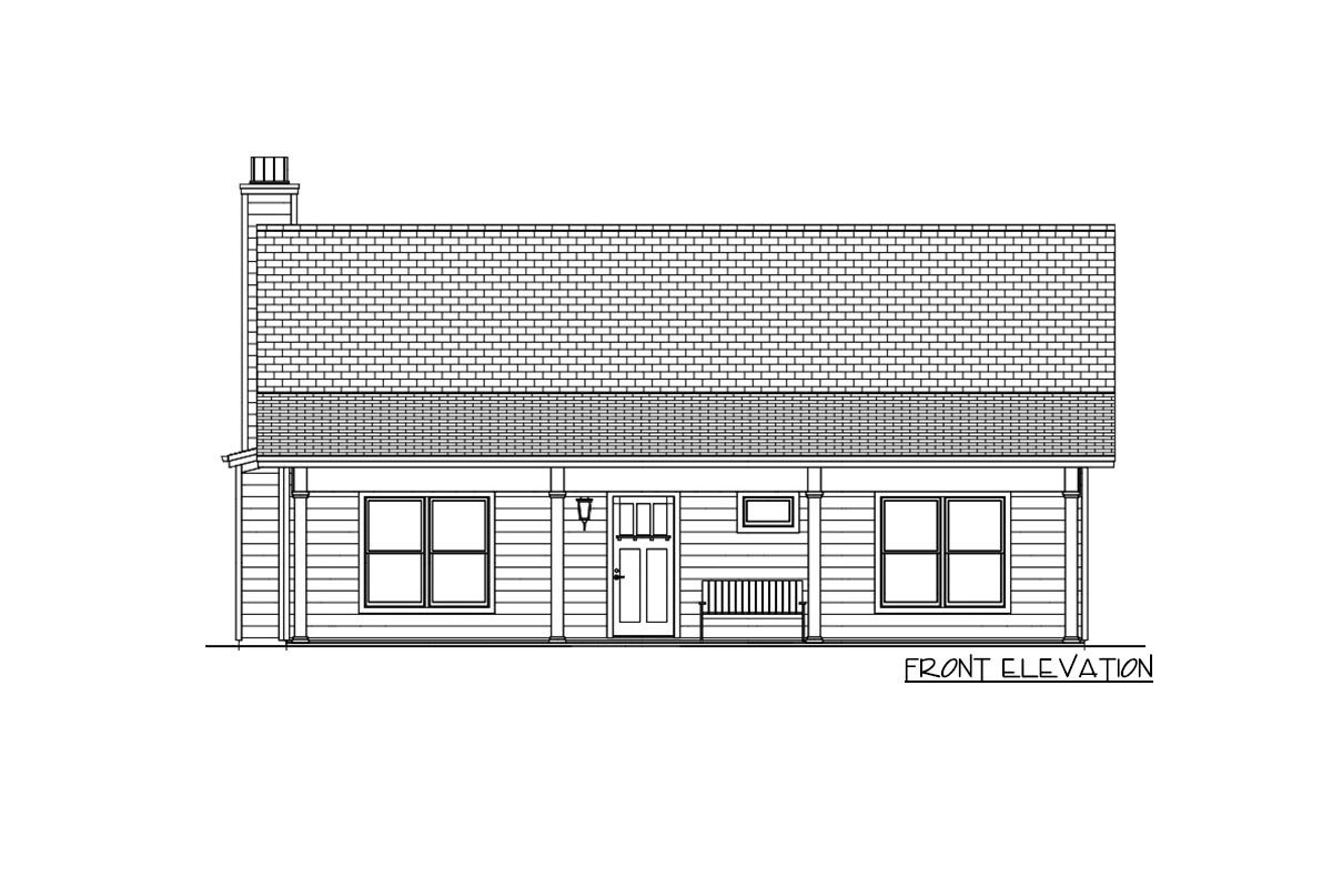 2-Bed Country Cabin with Vaulted Open Floor Plan - 1275 Sq Ft - Image 8