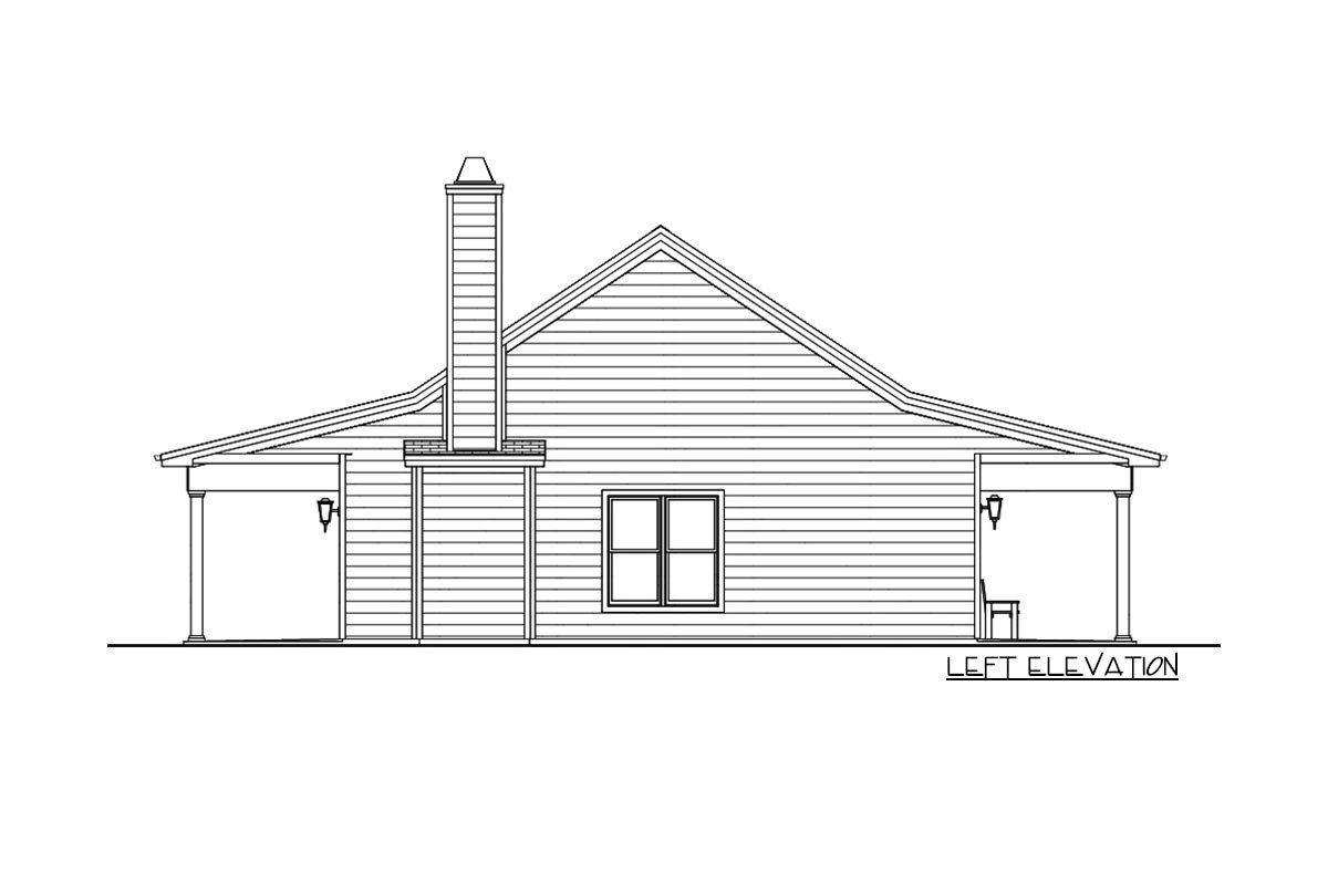 2-Bed Country Cabin with Vaulted Open Floor Plan - 1275 Sq Ft - Image 9