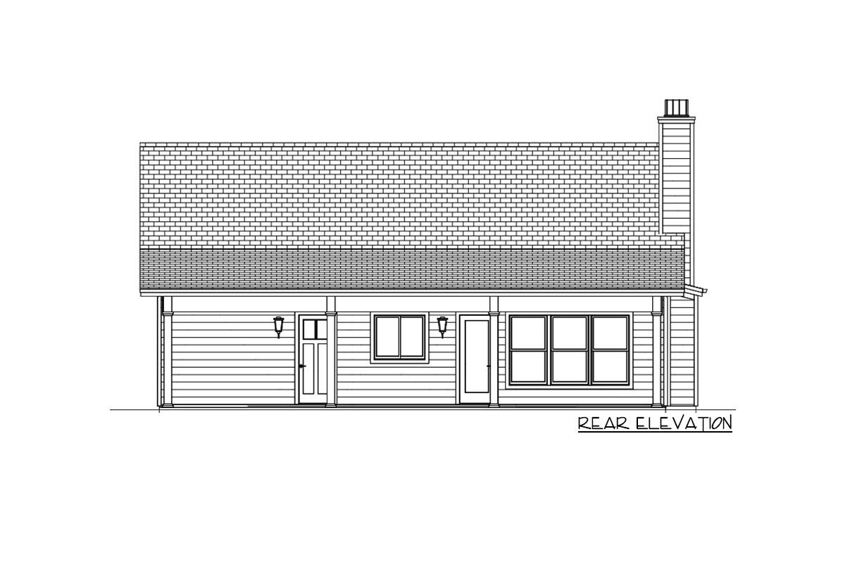 2-Bed Country Cabin with Vaulted Open Floor Plan - 1275 Sq Ft - Image 10