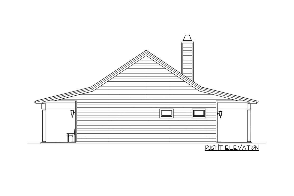 2-Bed Country Cabin with Vaulted Open Floor Plan - 1275 Sq Ft - Image 11